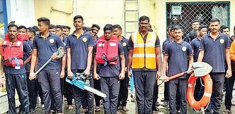 மயிலாடுதுறை மாவட்டத்தில் தொடரும் கனமழை: தமிழ்நாடு பேரிடர் மீட்பு படையினர் 65 பேர் வருகை