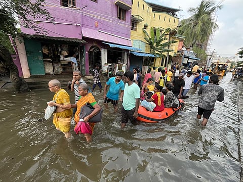 சென்னை வெள்ளம் | படம்: முத்துகணேஷ்