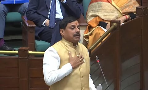 சட்டப்பேரவையில் பேசிய ம.பி. முதல்வர் மோகன் யாதவ்