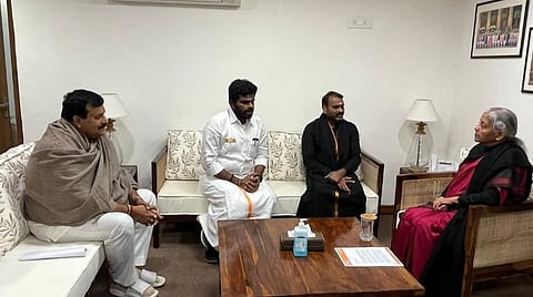 தென் மாவட்டங்களில் வெள்ள பாதிப்பு: நிர்மலா சீதாராமனுடன் அண்ணாமலை சந்திப்பு