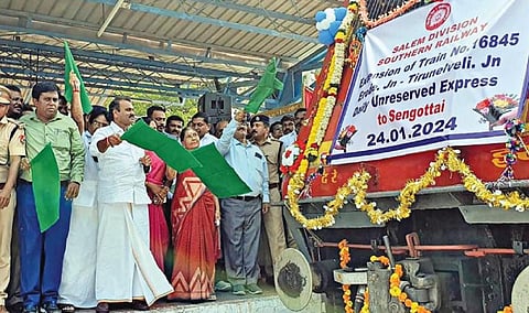 ஈரோட்டில் இருந்து செங்கோட்டைக்கு பயணிகள் ரயில் சேவை - நிறைவேறியது 20 ஆண்டு கோரிக்கை
