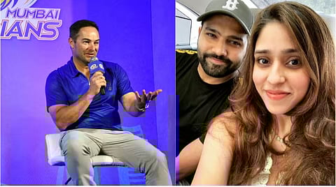 மும்பை இந்தியன்ஸ் விவகாரம்: மார்க் பவுச்சர் பேச்சுக்கு ரோகித் சர்மா மனைவி பதிலடி
