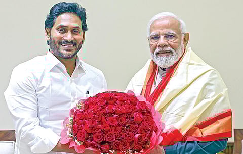 பிரதமருடன் ஆந்திர முதல்வர் சந்திப்பு