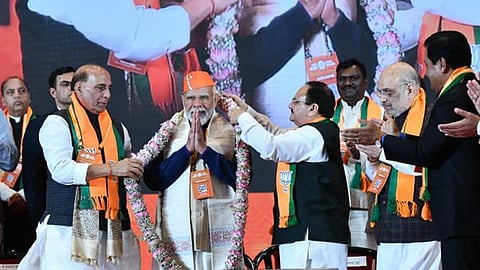 370 தொகுதிகளில் வெற்றி பெற அடுத்த 100 நாட்களும் உத்வேகத்துடன் பணியாற்றுங்கள்: பாஜகவினருக்கு பிரதமர் மோடி அறிவுரை