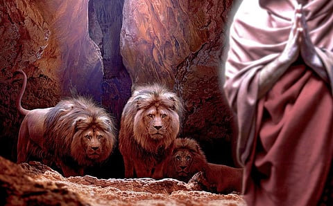 சிங்க குகையில் உயிர் பிழைத்த தானியேல்