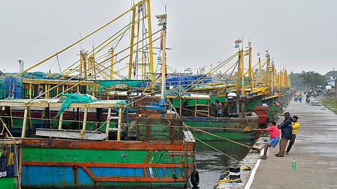 காரைக்கால் மீன்பிடித் துறைமுகம் | கோப்புப் படம்