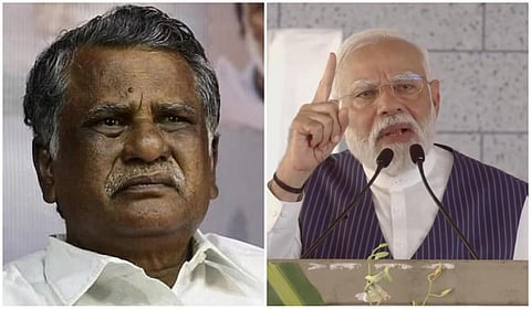 இரா.முத்தரசன் | பிரதமர் மோடி
