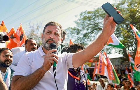 “நம் இளைஞர்கள் ‘ஜெய் ஸ்ரீராம்’ கோஷமிட்டு பட்டினியால் சாக பிரதமர் மோடி விரும்புகிறார்” - ராகுல் காந்தி