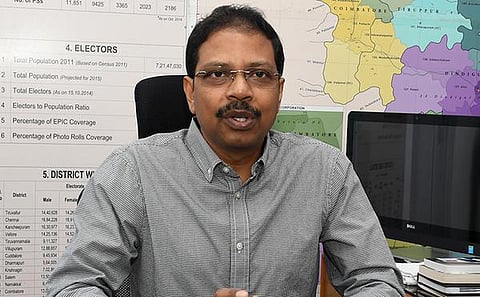 தமிழகத்துக்கு முதல் கட்டத்திலேயே தேர்தல் நடத்துவது இந்திய தேர்தல் ஆணையம் எடுத்த முடிவு: தலைமை தேர்தல் அதிகாரி தகவல்