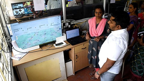 விருதுநகரில் தேர்தல் முன்னேற்பாடு பணிகளை பார்வையிடம் மாவட்ட ஆட்சியர் வி.பி.ஜெயசீலன்