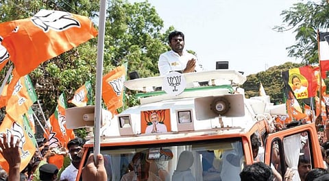 கோவை மக்களவைத் தொகுதி பாஜக வேட்பாளர் அண்ணாமலை | படம்: ஜெ.மனோகரன்