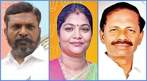 திருமாவளவன், கார்த்தியாயினி,  சந்திரகாசன்