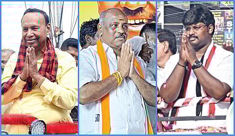 ஸ்ரீபெரும்புதூரில் திமுக - அதிமுக - தமாகா இடையே கடும் போட்டி