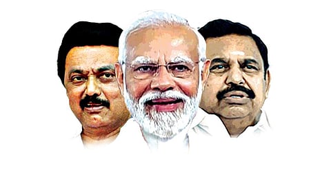 திமுக Vs பாஜக Vs அதிமுக: தமிழ் மண் கண்ணுறும் புதிய களம் | மக்களவை மகா யுத்தம்