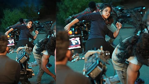 நடிகை சாக்‌ஷி அகர்வால் காயம்