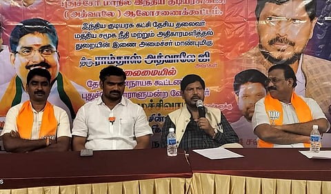 “காங். தேர்தல் வாக்குறுதிகளால் இண்டியா கூட்டணியின் செல்வாக்கு உயரவில்லை” - மத்திய அமைச்சர் கருத்து 