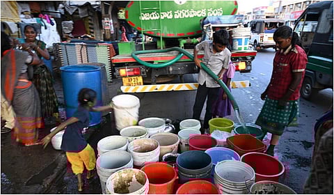 பெங்களூருவில் தலைவிரித்தாடும் தண்ணீர் பஞ்சம்