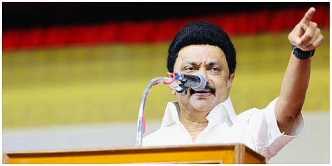 மதுரையில் நடந்த பிரச்சாரப் பொதுக் கூட்டத்தில் தமிழக முதல்வர் மு.க.ஸ்டாலின் உரையாற்றினார்.