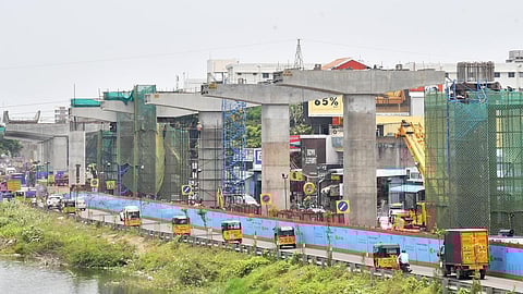 போரூர் பைபாஸ் சாலையில் புதிய மெட்ரோ ரயில் நிலையங்கள் அமைக்கும் பணி தொடக்கம்