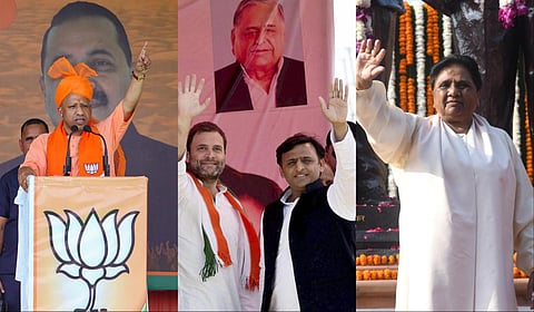 பாஜக அணி Vs இண்டியா அணி Vs மாயாவதி - உ.பி களம் எப்படி? | மாநில நிலவர அலசல் @ மக்களவைத் தேர்தல்