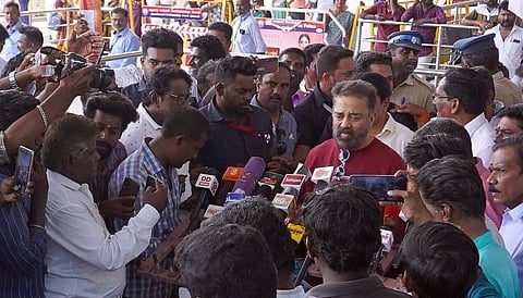 மதுரையில் மநீம தலைவர் கமல்ஹாசன்