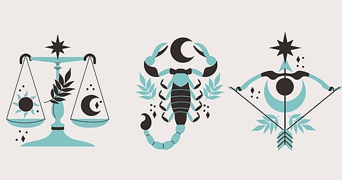 துலாம், விருச்சிகம், தனுசு ராசிகளுக்கான தமிழ்ப் புத்தாண்டு பலன்கள் 2024 - குரோதி வருடம் எப்படி?