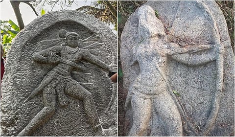 ஜவ்வாதுமலையில் கண்டெடுக்கப்பட்ட நடுகற்கள்