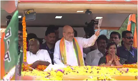 அமித் ஷா ரோடு ஷோ