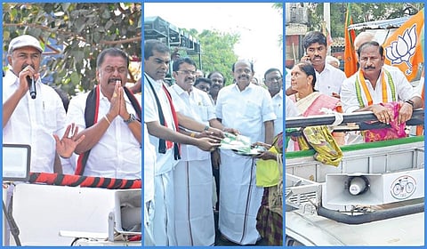 ஈரோடு தொகுதி பிரச்சாரக் களத்தில் முந்துவது யார்? - ஒரு பார்வை