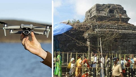 மங்கலதேவி கண்ணகி கோயில் சித்ரா பவுர்ணமி திருவிழாவில் ட்ரோன்கள் பறக்க தடை