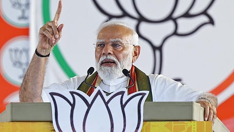 “போதையை ஊக்குவிக்கும் குடும்ப அரசியல்வாதிகள்” - மோடி ஆவேசம்