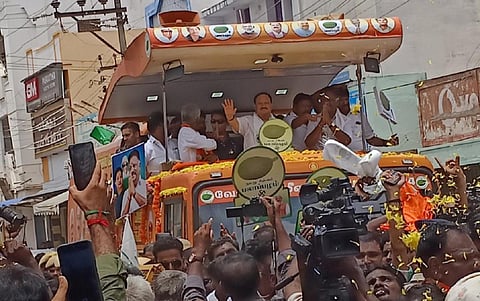 “திமுகவினர் 13 பேருக்கு ஜூன் 4-க்குப் பிறகு ஜெயில் அல்லது பெயில்” - பாஜக தலைவர் நட்டா @ பரமக்குடி