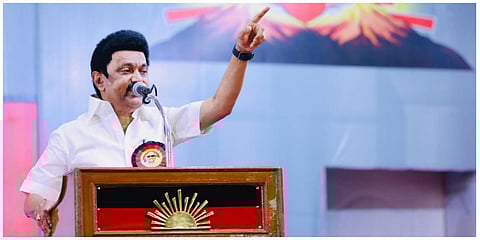 காஞ்சிபுரத்தில் நடந்த பிரச்சாரப் பொதுக்கூட்டத்தில் தமிழக முதல்வர் மு.க.ஸ்டாலின் உரையாற்றினார்.