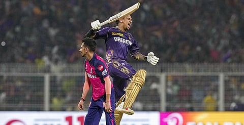 சுனில் நரைன் அதிரடி சதம்: ராஜஸ்தானுக்கு 224 ரன்கள் இலக்கு @ ஐபிஎல் 