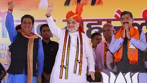 சம்பா மக்களவைத் தொகுதியில் பிரச்சாரம் மேற்கொண்ட அமித் ஷா