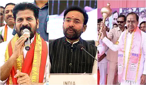 காங். Vs பாஜக Vs பிஆர்எஸ் மும்முனைப் போட்டியில் தெலங்கானா எந்த பக்கம்? | மாநில நிலவர அலசல் @ மக்களவைத் தேர்தல்