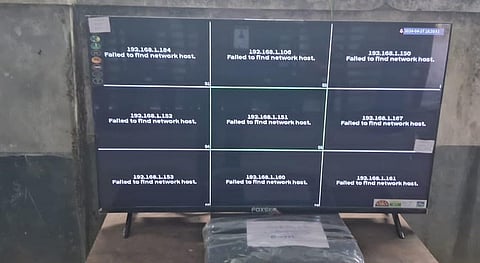 நீலகிரி வாக்கு எண்ணிக்கை மையத்தில் அதிக வெப்பம் காரணமாக செயலிழந்த கண்காணிப்புக் கேமராக்கள்