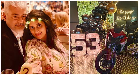 அஜித் பிறந்தநாள்: டுகாட்டி பைக் பரிசளித்த ஷாலினி