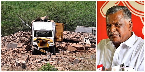 விருதுநகர் குவாரி விபத்தில் பலியானோர் குடும்பங்களுக்கு தலா ரூ.25 லட்சம் வழங்க முத்தரசன் கோரிக்கை