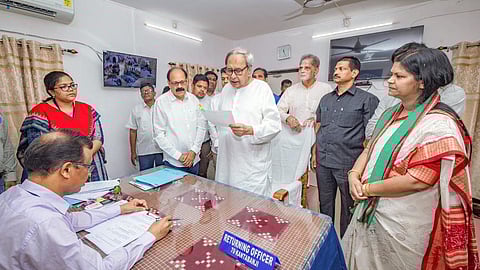 கன்டாபஞ்சி தொகுதியில் வேட்புமனு தாக்கல் செய்த நவீன் பட்நாயக்