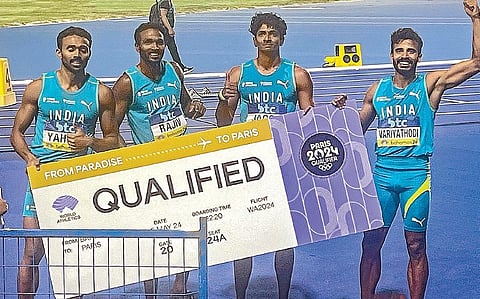 பாரீஸ் ஒலிம்பிக் போட்டி: 400 மீட்டர் தொடர் ஓட்டத்துக்கு இந்திய அணிகள் தகுதி