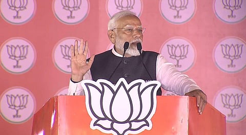 “பலவீனமான, நிலையற்ற காங்கிரஸ் அரசை நாடு விரும்பவில்லை” - மோடி