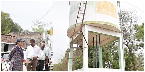 காஞ்சிபுரம் அருகே புஞ்சையரன்தாங்கல் பகுதியில் உள்ள குடிநீர் தொட்டியை பார்வையிடும் மாவட்ட ஆட்சியர் கலைச்செல்வி | கோப்பு படம்