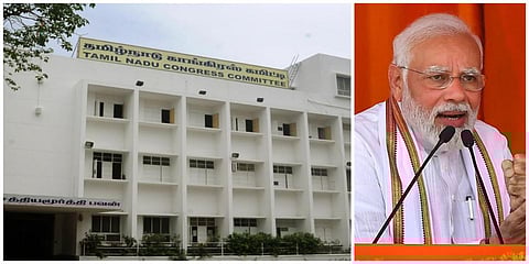 பிரதமர் மோடியின் பிரச்சாரத்துக்கு தடை கோரி தேர்தல் ஆணையத்திடம் தமிழக காங்கிரஸ் மனு