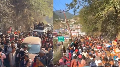 கேதார்நாத்தில் பக்தர்கள் குவிந்ததால் சார் தாம் யாத்திரை பதிவு நிறுத்திவைப்பு