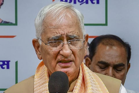 தேர்தலில் பாஜகவுக்கு காங்கிரஸ் கடும் போட்டியை அளித்து வருகிறது: சல்மான் குர்ஷித்