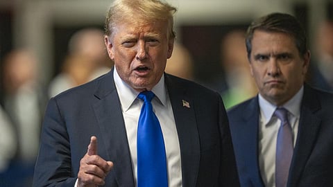 முன்னாள் அமெரிக்க அதிபர் ட்ரம்ப்