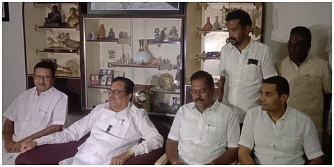 ஈரோட்டில் நடந்த செய்தியாளர்கள் சந்திப்பில் ஈவிகேஎஸ் இளங்கோவன்