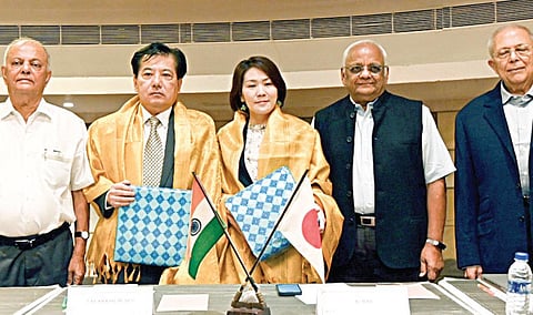 ஜப்பான் தூதருக்கு சென்னையில் வரவேற்பு