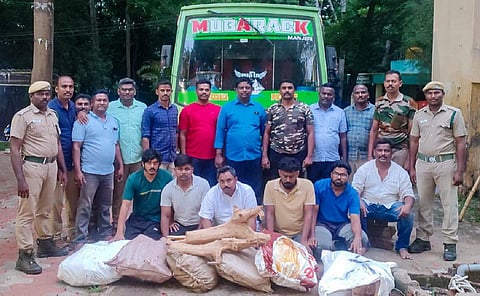 ரூ.3 கோடி சந்தன கட்டை கடத்தல்: கேரளாவை சேர்ந்த 6 பேர் கைது @ சேலம்